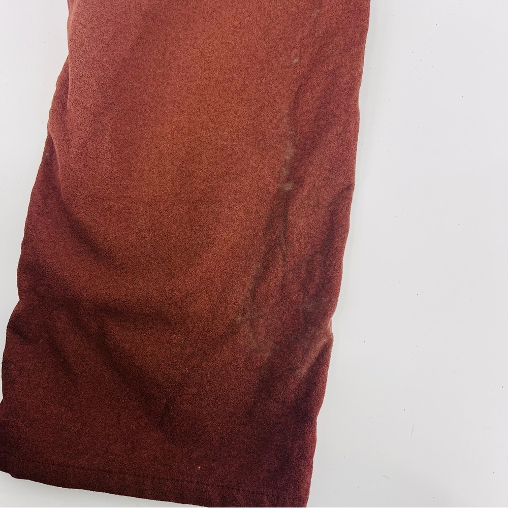 Diesel Brown Faux Leather suede Pants | Vintage Look | Size 32 - Picture 11 of 15